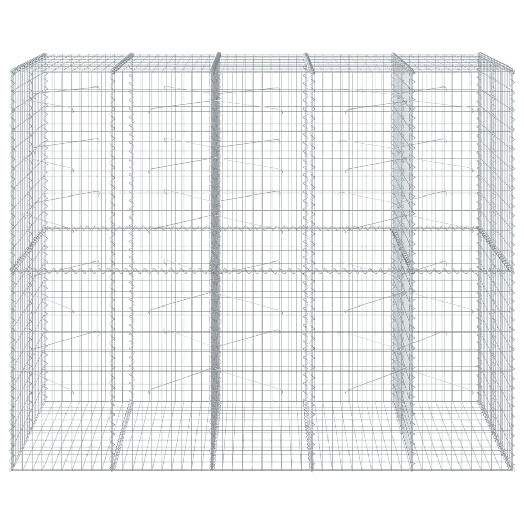 Gabiono krepšys su dangčiu, 250x100x200cm, galvanizuota geležis Gabiono krepšys su dangčiu, 250x100x200cm, galvanizuota geležis - Image 3