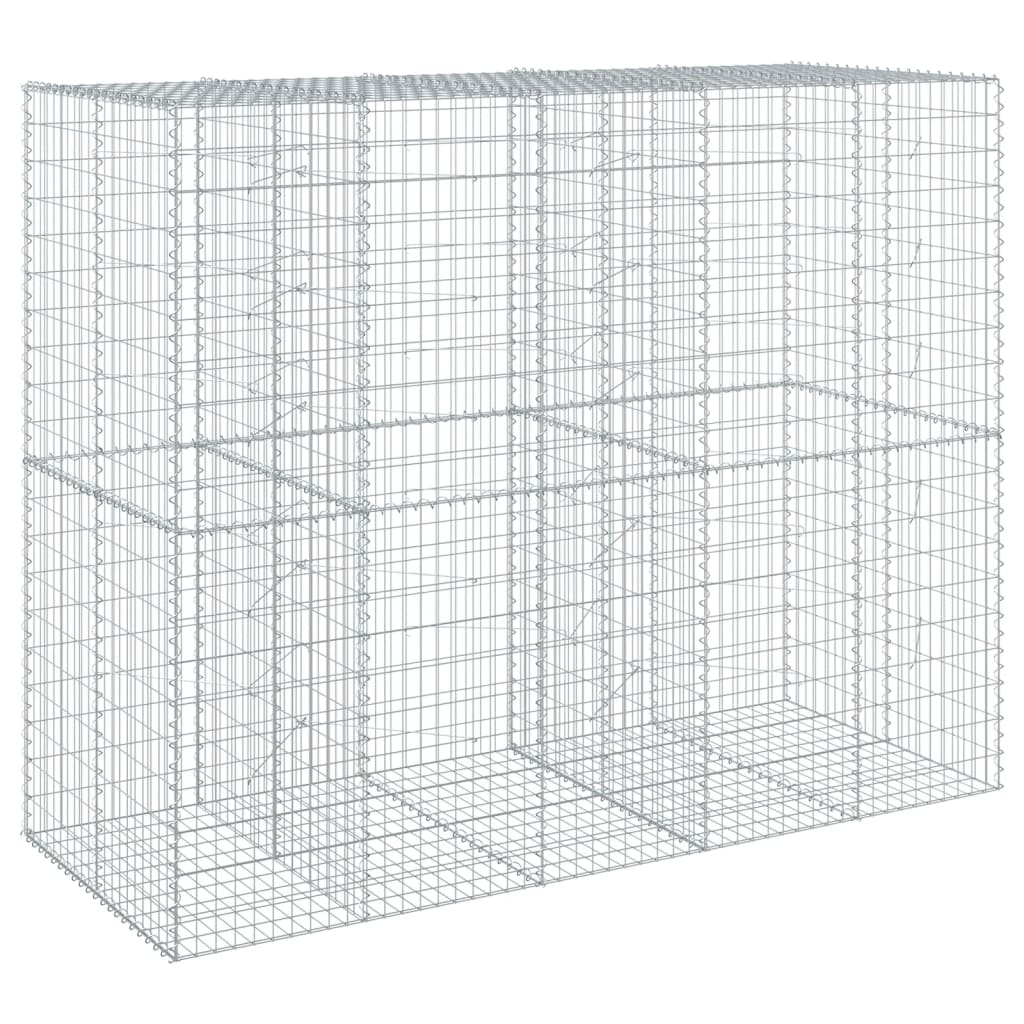 Gabiono krepšys su dangčiu, 250x100x200cm, galvanizuota geležis Gabiono krepšys su dangčiu, 250x100x200cm, galvanizuota geležis - Image 5