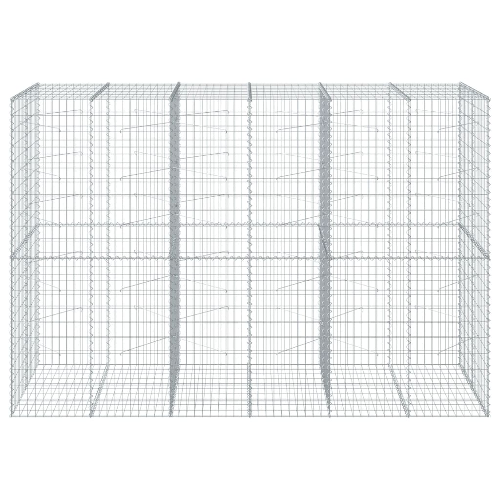 Gabiono krepšys su dangčiu, 300x100x200cm, galvanizuota geležis Gabiono krepšys su dangčiu, 300x100x200cm, galvanizuota geležis - Image 3