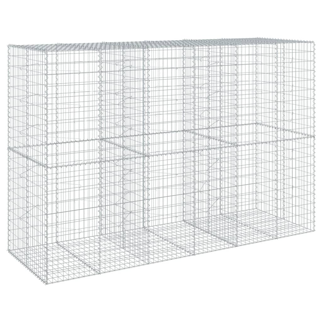Gabiono krepšys su dangčiu, 300x100x200cm, galvanizuota geležis Gabiono krepšys su dangčiu, 300x100x200cm, galvanizuota geležis - Image 5