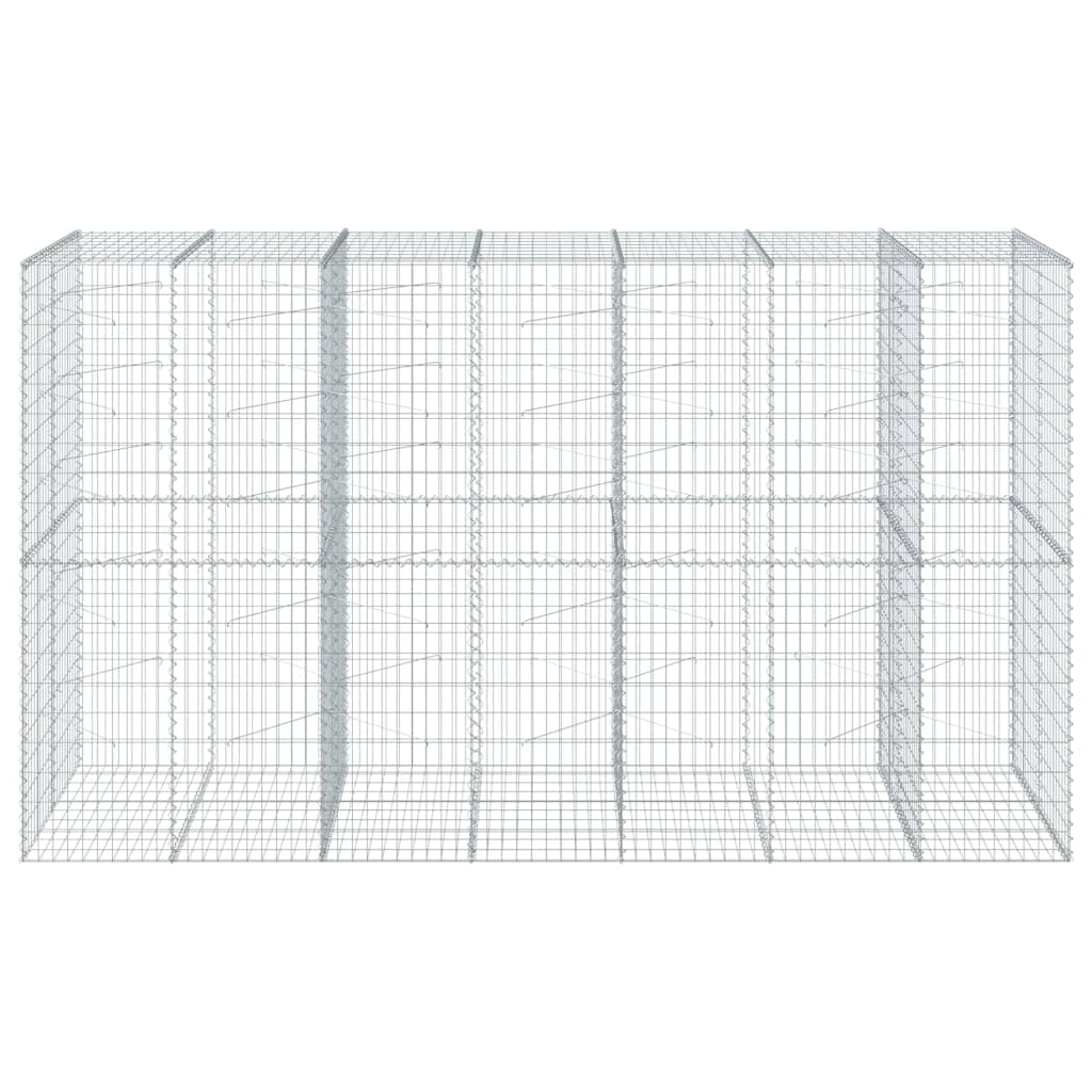 Gabiono krepšys su dangčiu, 350x100x200cm, galvanizuota geležis Gabiono krepšys su dangčiu, 350x100x200cm, galvanizuota geležis - Image 3