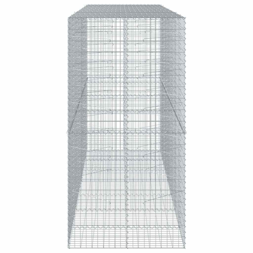 Gabiono krepšys su dangčiu, 350x100x200cm, galvanizuota geležis Gabiono krepšys su dangčiu, 350x100x200cm, galvanizuota geležis - Image 4