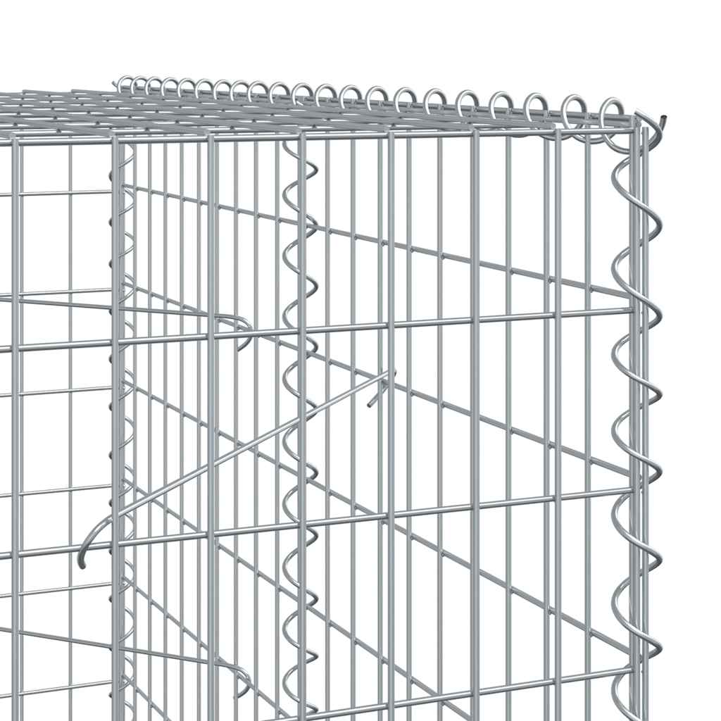 Gabiono krepšys su dangčiu, 350x100x200cm, galvanizuota geležis Gabiono krepšys su dangčiu, 350x100x200cm, galvanizuota geležis - Image 6