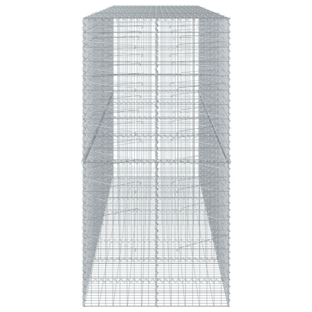 Gabiono krepšys su dangčiu, 400x100x200cm, galvanizuota geležis Gabiono krepšys su dangčiu, 400x100x200cm, galvanizuota geležis - Image 4