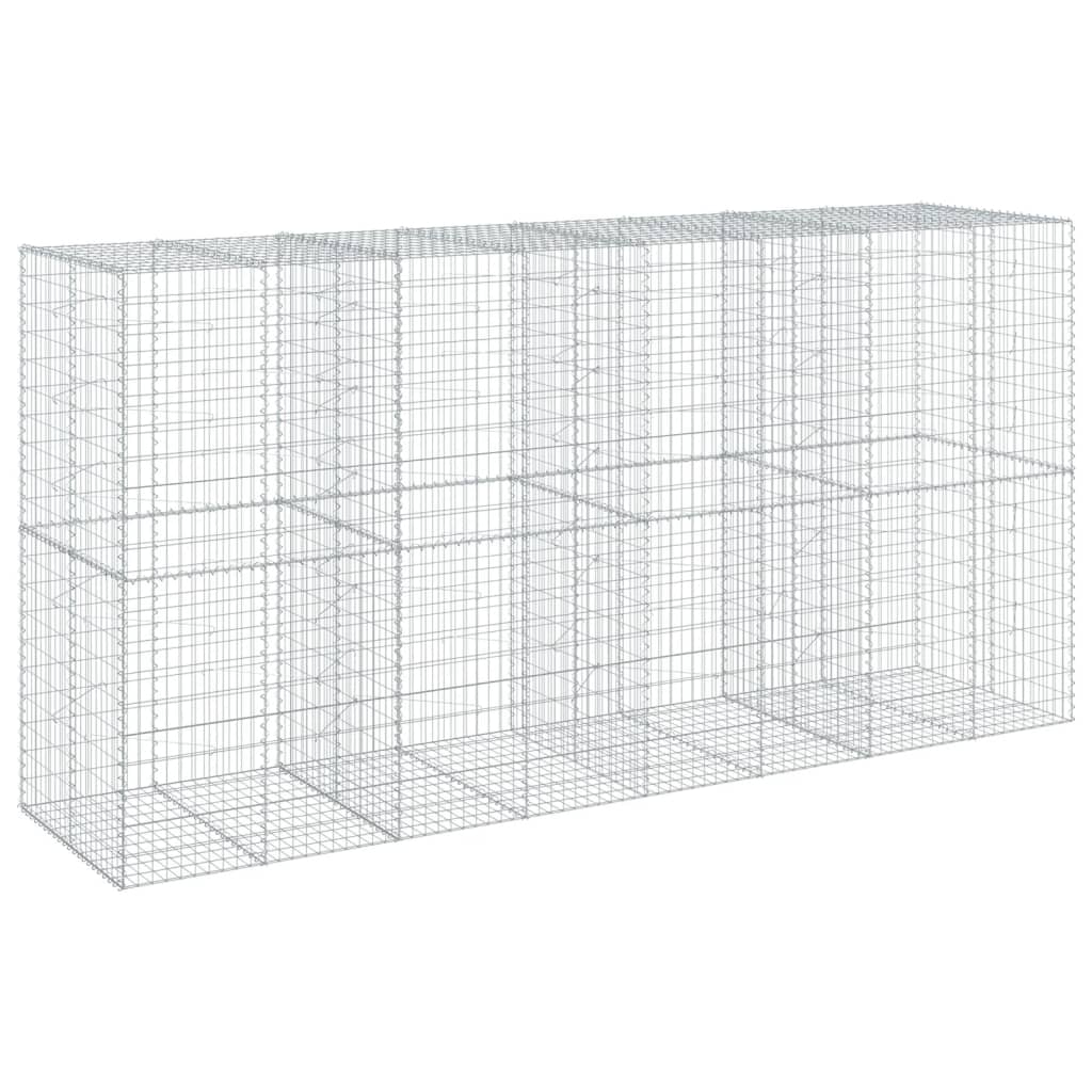 Gabiono krepšys su dangčiu, 400x100x200cm, galvanizuota geležis Gabiono krepšys su dangčiu, 400x100x200cm, galvanizuota geležis - Image 5