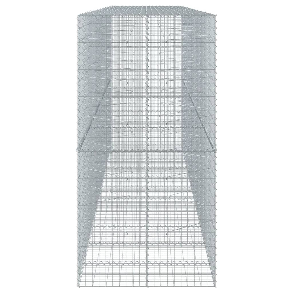 Gabiono krepšys su dangčiu, 550x100x200cm, galvanizuota geležis Gabiono krepšys su dangčiu, 550x100x200cm, galvanizuota geležis - Image 4