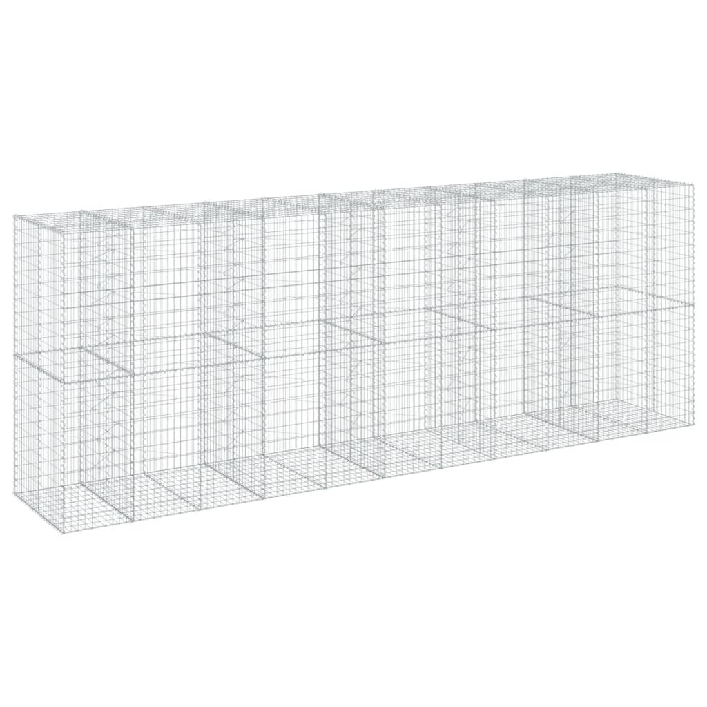 Gabiono krepšys su dangčiu, 550x100x200cm, galvanizuota geležis Gabiono krepšys su dangčiu, 550x100x200cm, galvanizuota geležis - Image 5