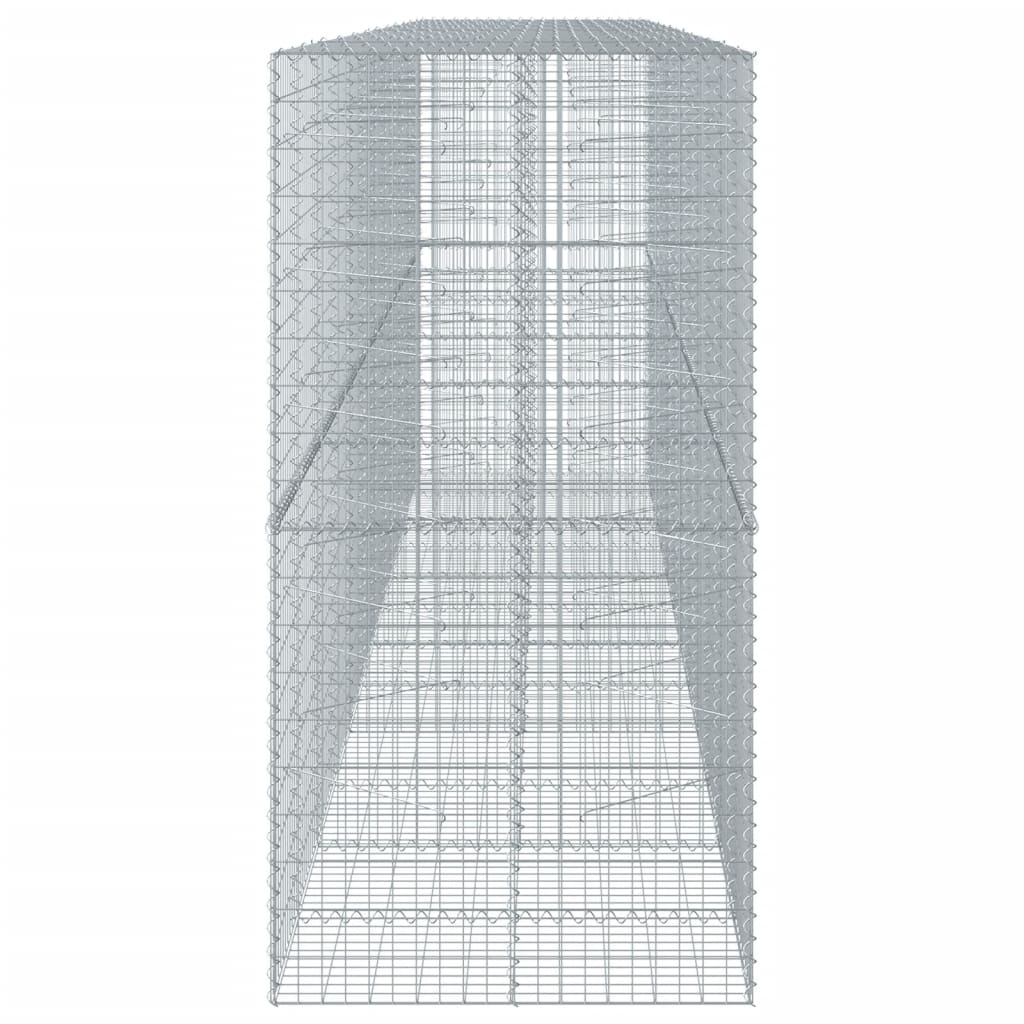 Gabiono krepšys su dangčiu, 600x100x200cm, galvanizuota geležis Gabiono krepšys su dangčiu, 600x100x200cm, galvanizuota geležis - Image 4