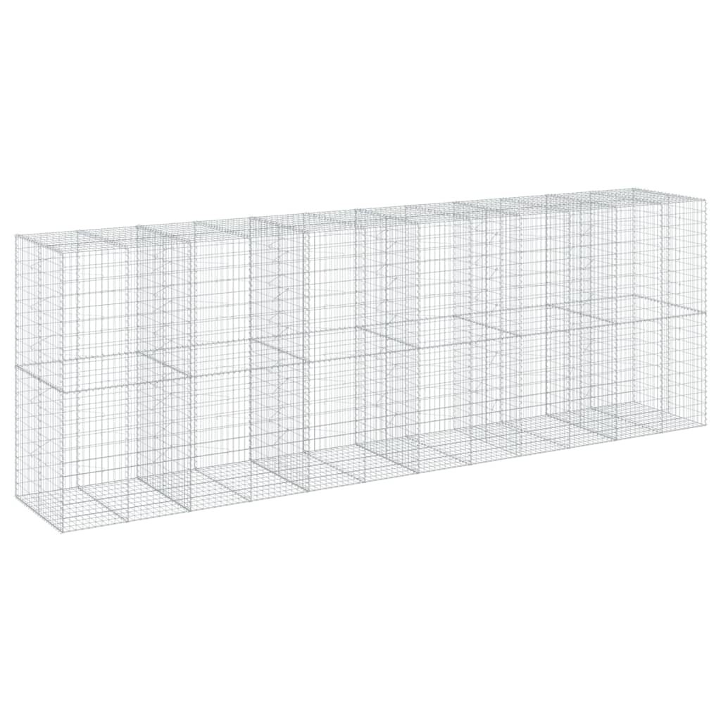 Gabiono krepšys su dangčiu, 600x100x200cm, galvanizuota geležis Gabiono krepšys su dangčiu, 600x100x200cm, galvanizuota geležis - Image 5