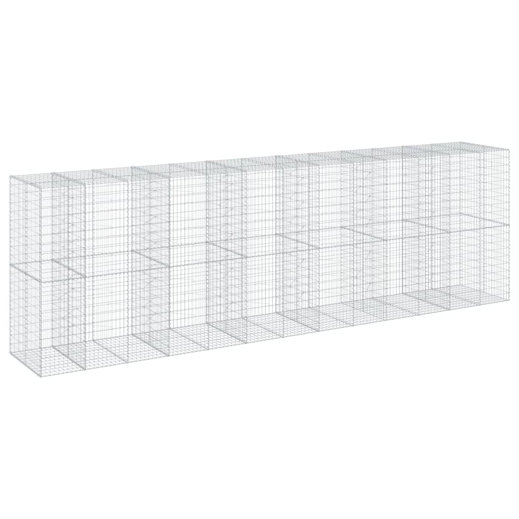 Gabiono krepšys su dangčiu, 650x100x200cm, galvanizuota geležis Gabiono krepšys su dangčiu, 650x100x200cm, galvanizuota geležis - Image 5