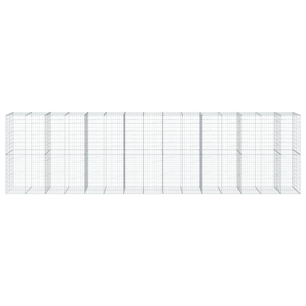 Gabiono krepšys su dangčiu, 750x100x200cm, galvanizuota geležis Gabiono krepšys su dangčiu, 750x100x200cm, galvanizuota geležis - Image 3