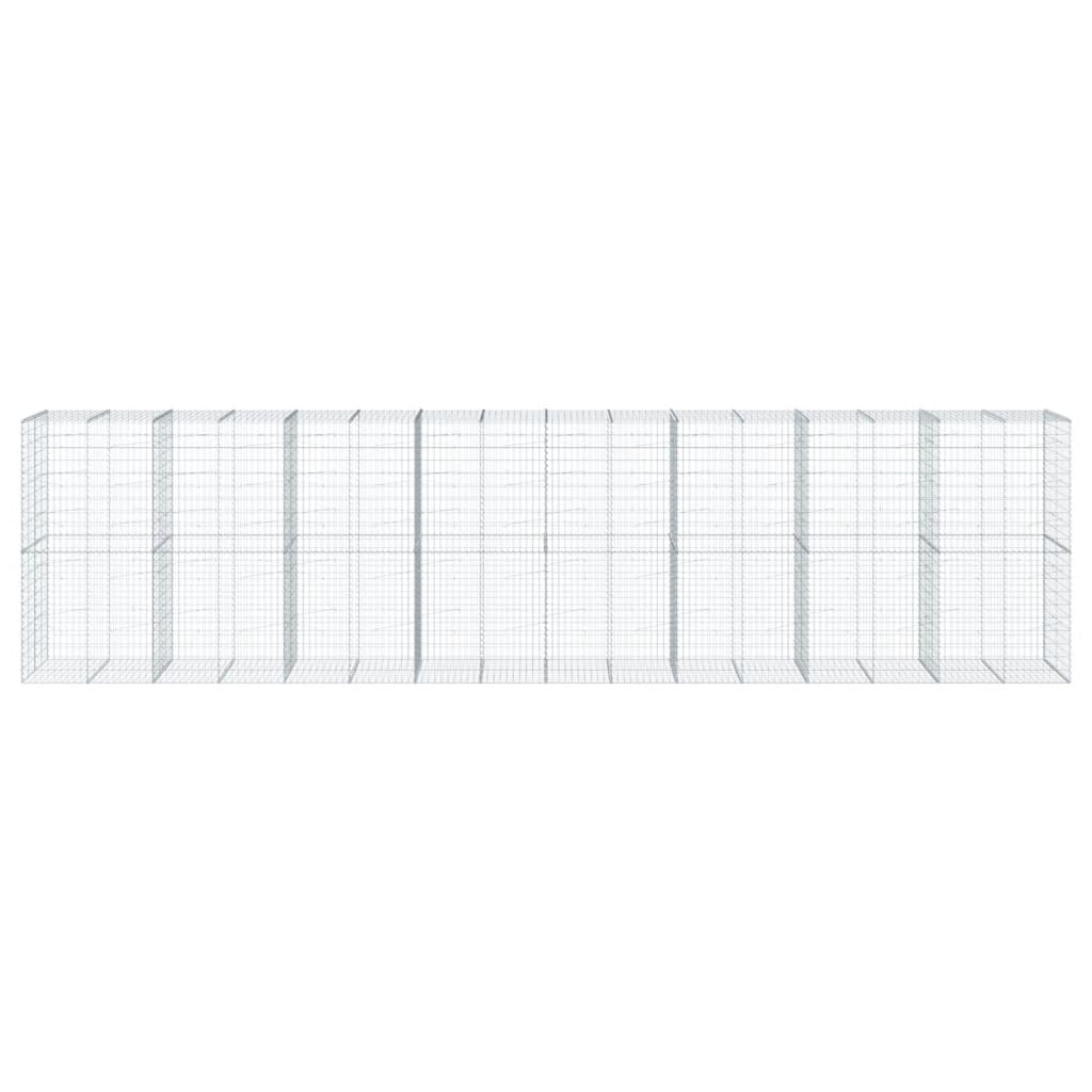 Gabiono krepšys su dangčiu, 800x100x200cm, galvanizuota geležis Gabiono krepšys su dangčiu, 800x100x200cm, galvanizuota geležis - Image 3