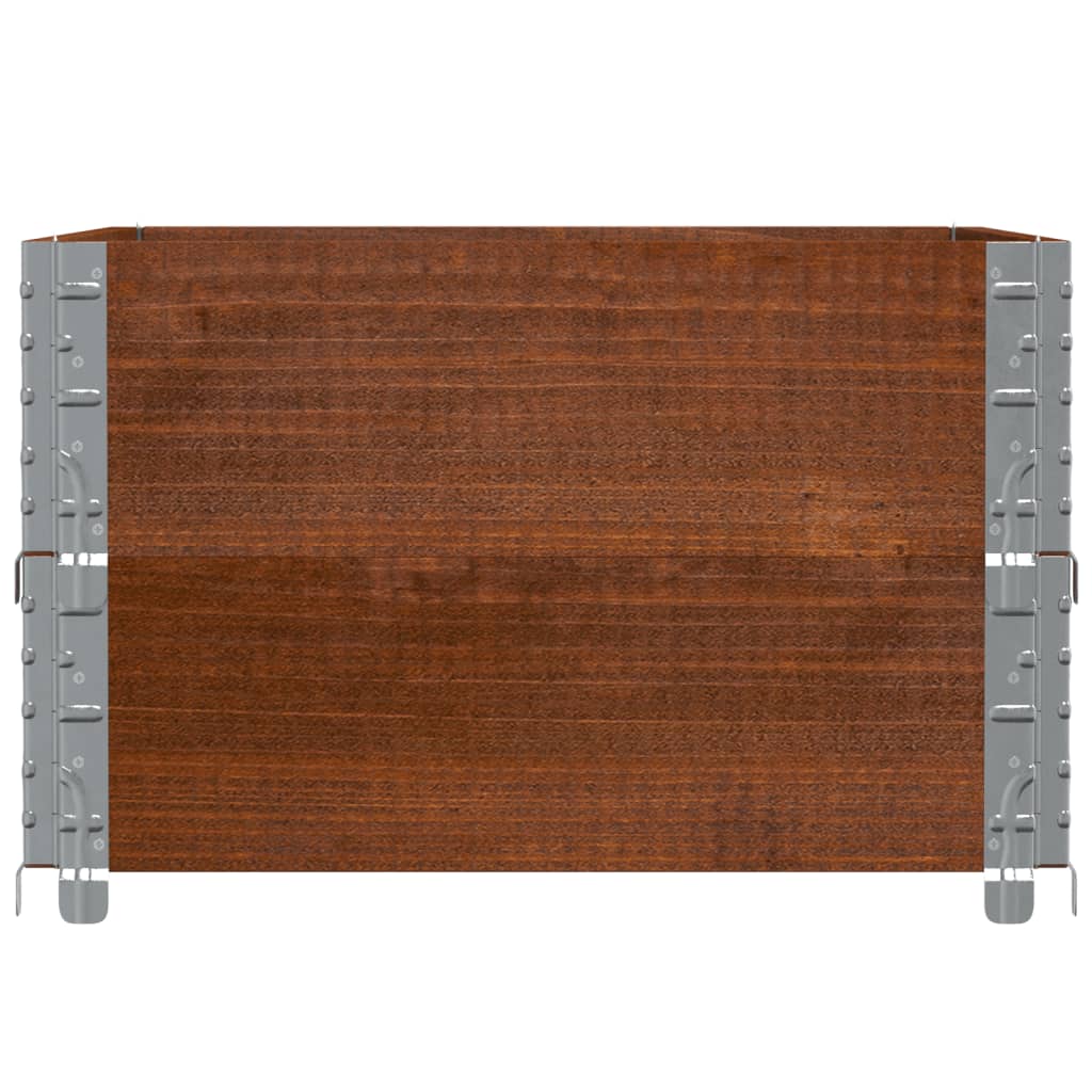 Sodo lovelis, rudas, 80x60cm, pušies medienos masyvas Sodo lovelis, rudas, 80x60cm, pušies medienos masyvas - Image 4