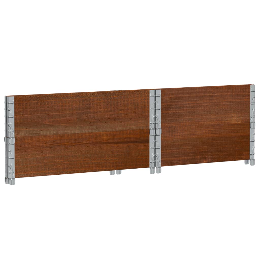 Sodo lovelis, rudas, 80x60cm, pušies medienos masyvas Sodo lovelis, rudas, 80x60cm, pušies medienos masyvas - Image 6