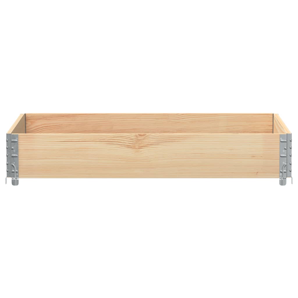Sodo lovelis, baltos spalvos, 120x80cm, pušies medienos masyvas Sodo lovelis, baltos spalvos, 120x80cm, pušies medienos masyvas - Image 3