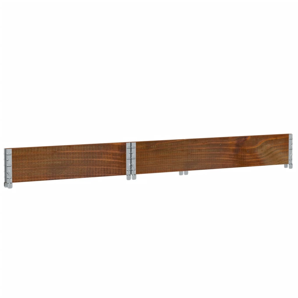 Sodo lovelis, rudas, 120x80cm, pušies medienos masyvas Sodo lovelis, rudas, 120x80cm, pušies medienos masyvas - Image 6