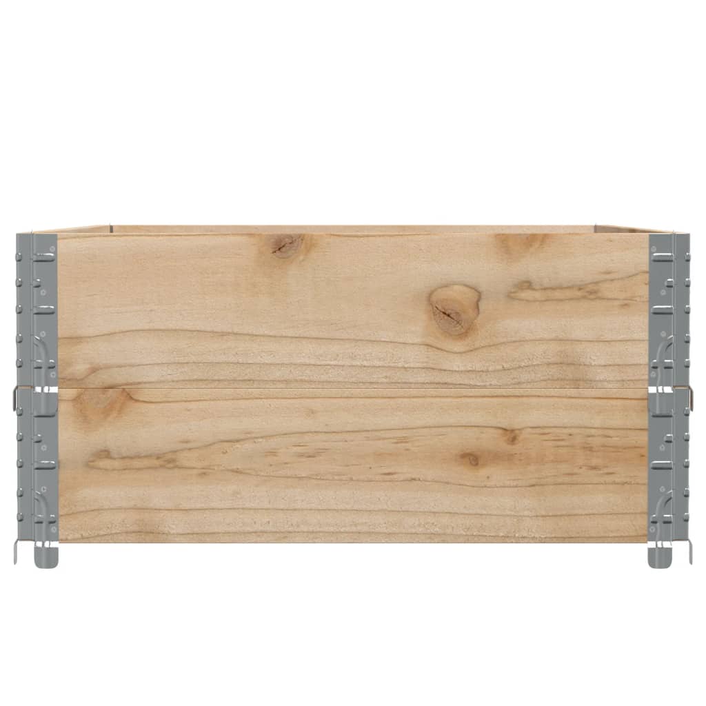 Sodo lovelis, baltos spalvos, 120x80cm, pušies medienos masyvas Sodo lovelis, baltos spalvos, 120x80cm, pušies medienos masyvas - Image 4