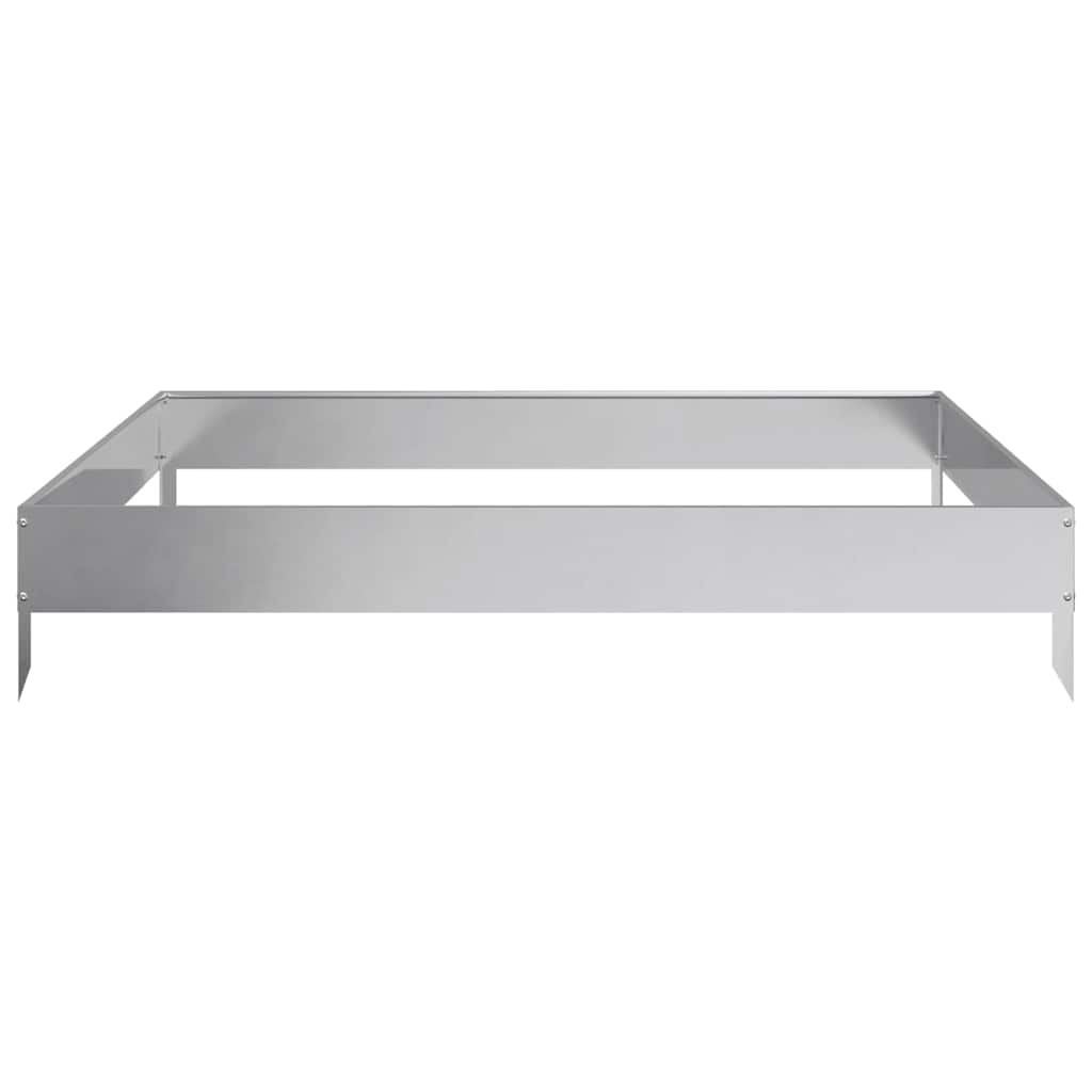 Aukštas sodo lovelis, 100x100x18,5cm, galvanizuotas plienas Aukštas sodo lovelis, 100x100x18,5cm, galvanizuotas plienas - Image 5