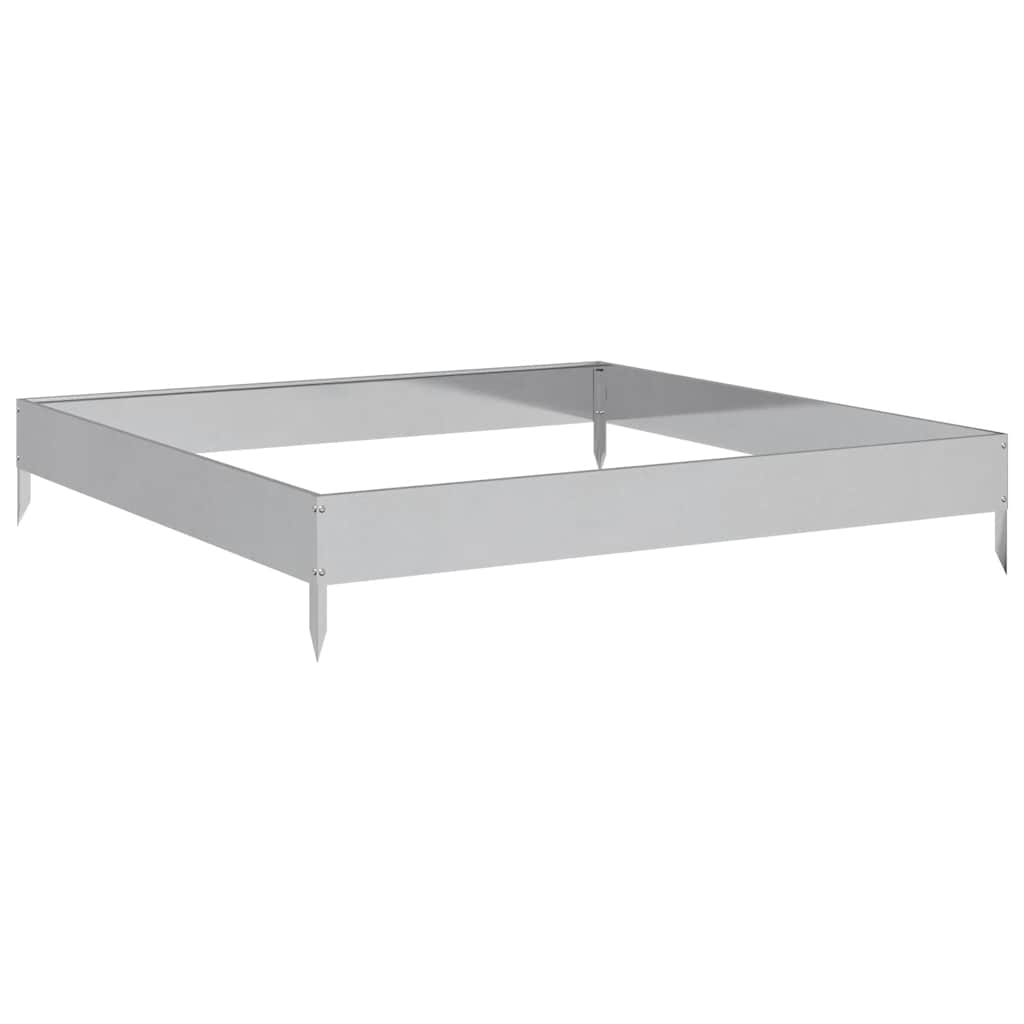 Aukštas sodo lovelis, 100x100x18,5cm, galvanizuotas plienas Aukštas sodo lovelis, 100x100x18,5cm, galvanizuotas plienas - Image 6