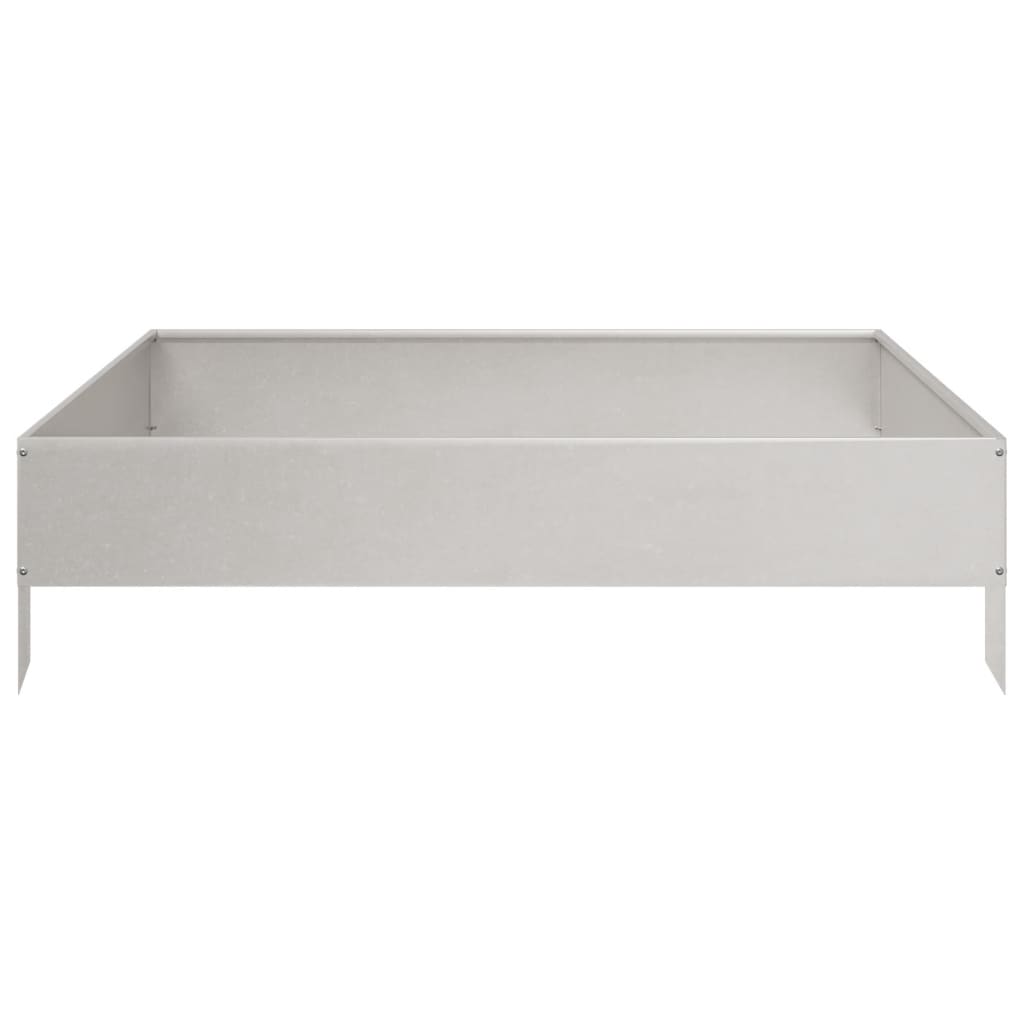 Aukštas sodo lovelis, 100x100x26cm, nerūdijantis plienas Aukštas sodo lovelis, 100x100x26cm, nerūdijantis plienas - Image 5