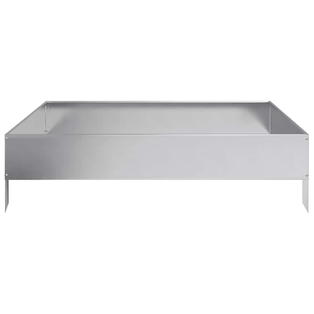 Aukštas sodo lovelis, 100x100x26cm, galvanizuotas plienas Aukštas sodo lovelis, 100x100x26cm, galvanizuotas plienas - Image 5