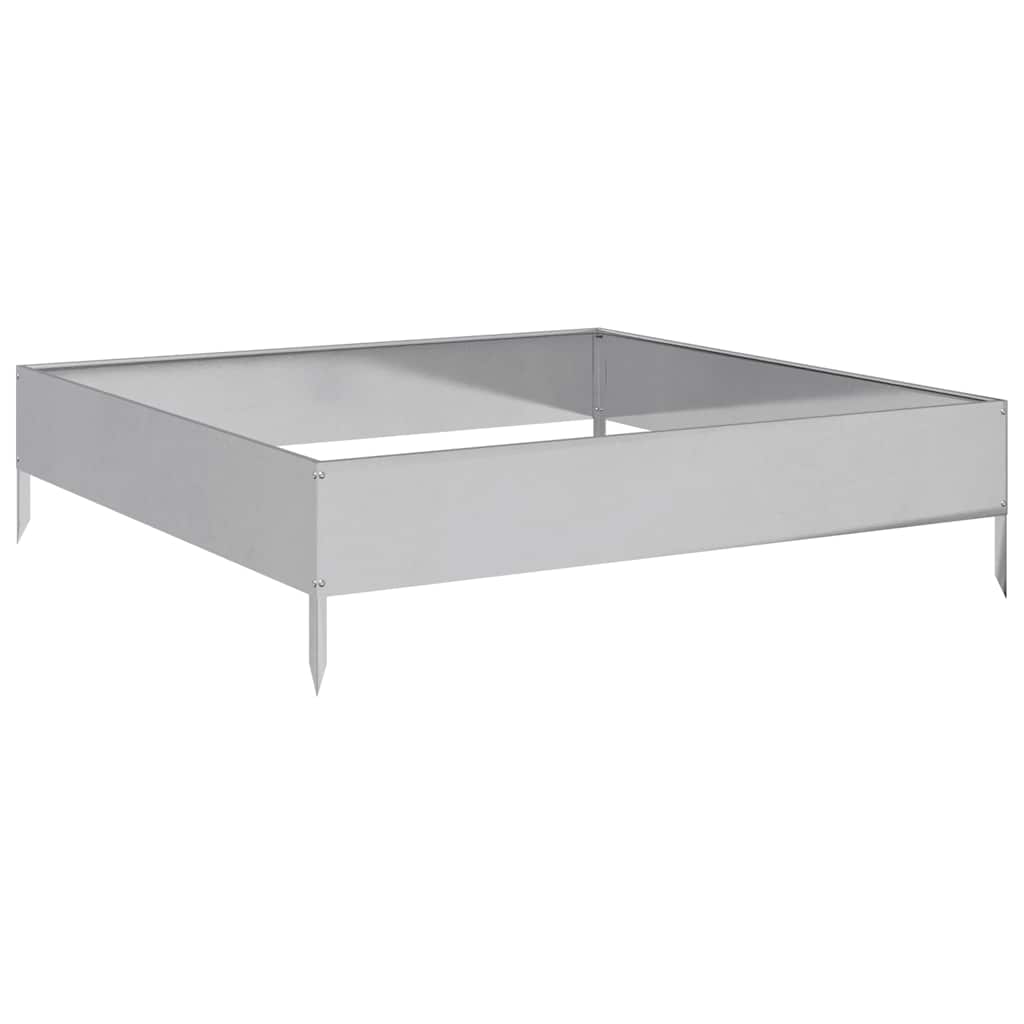 Aukštas sodo lovelis, 100x100x26cm, galvanizuotas plienas Aukštas sodo lovelis, 100x100x26cm, galvanizuotas plienas - Image 6