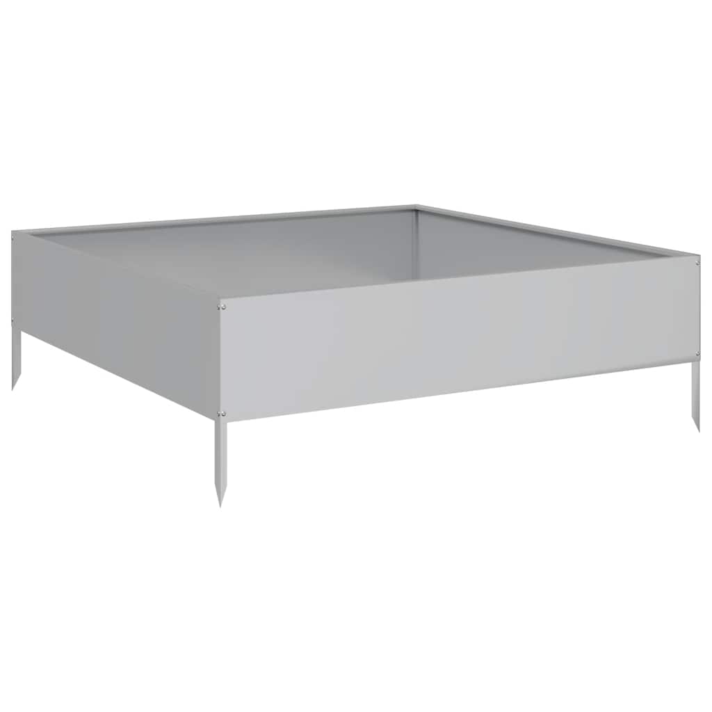 Aukštas sodo lovelis, 100x100x33,5cm, galvanizuotas plienas Aukštas sodo lovelis, 100x100x33,5cm, galvanizuotas plienas - Image 6