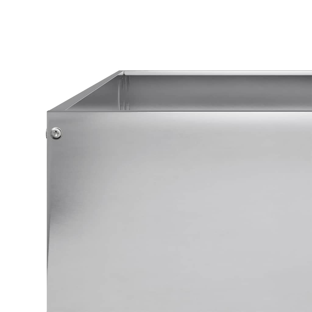 Aukštas sodo lovelis, 100x100x33,5cm, galvanizuotas plienas Aukštas sodo lovelis, 100x100x33,5cm, galvanizuotas plienas - Image 7