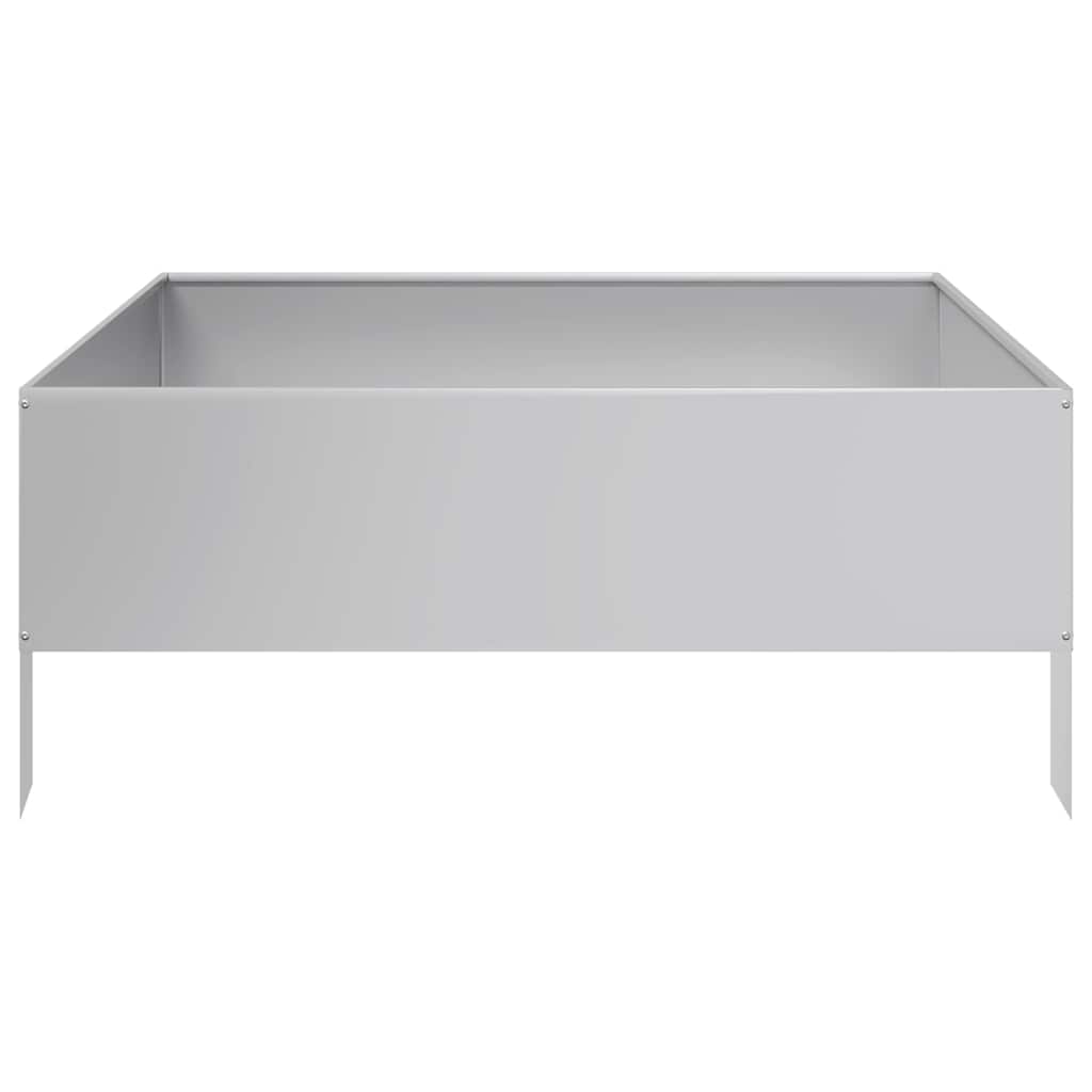 Aukštas sodo lovelis, 100x100x41cm, galvanizuotas plienas Aukštas sodo lovelis, 100x100x41cm, galvanizuotas plienas - Image 5
