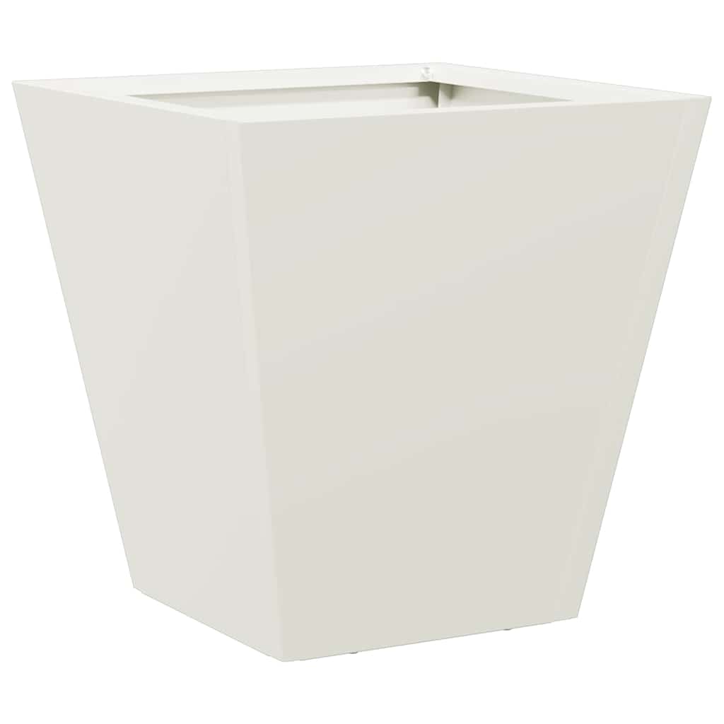 Sodo lovelis, baltos spalvos, 30x30x30cm, plienas Sodo lovelis, baltos spalvos, 30x30x30cm, plienas - Image 6