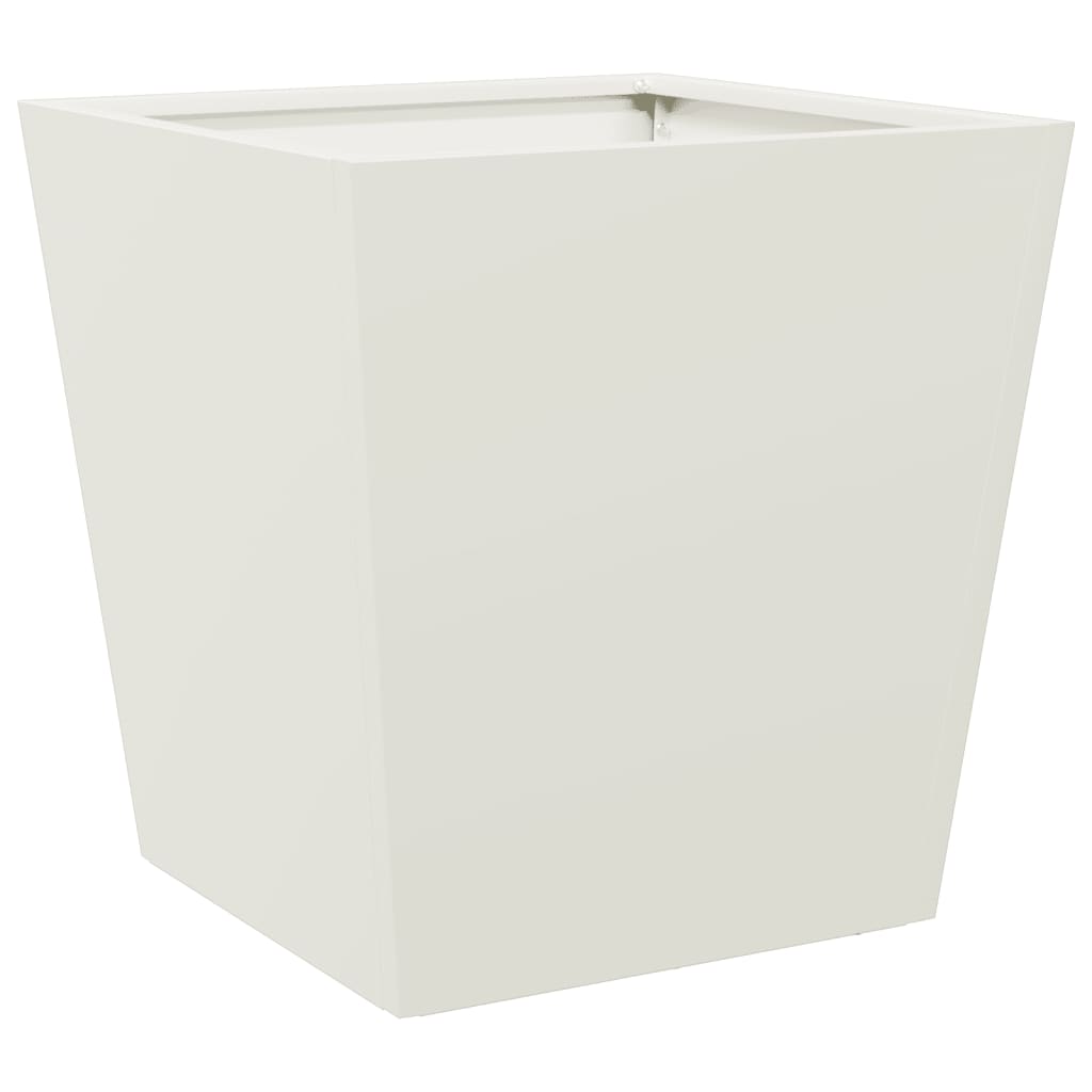 Sodo loveliai, 2vnt., baltos spalvos, 40x40x40cm, plienas Sodo loveliai, 2vnt., baltos spalvos, 40x40x40cm, plienas - Image 8