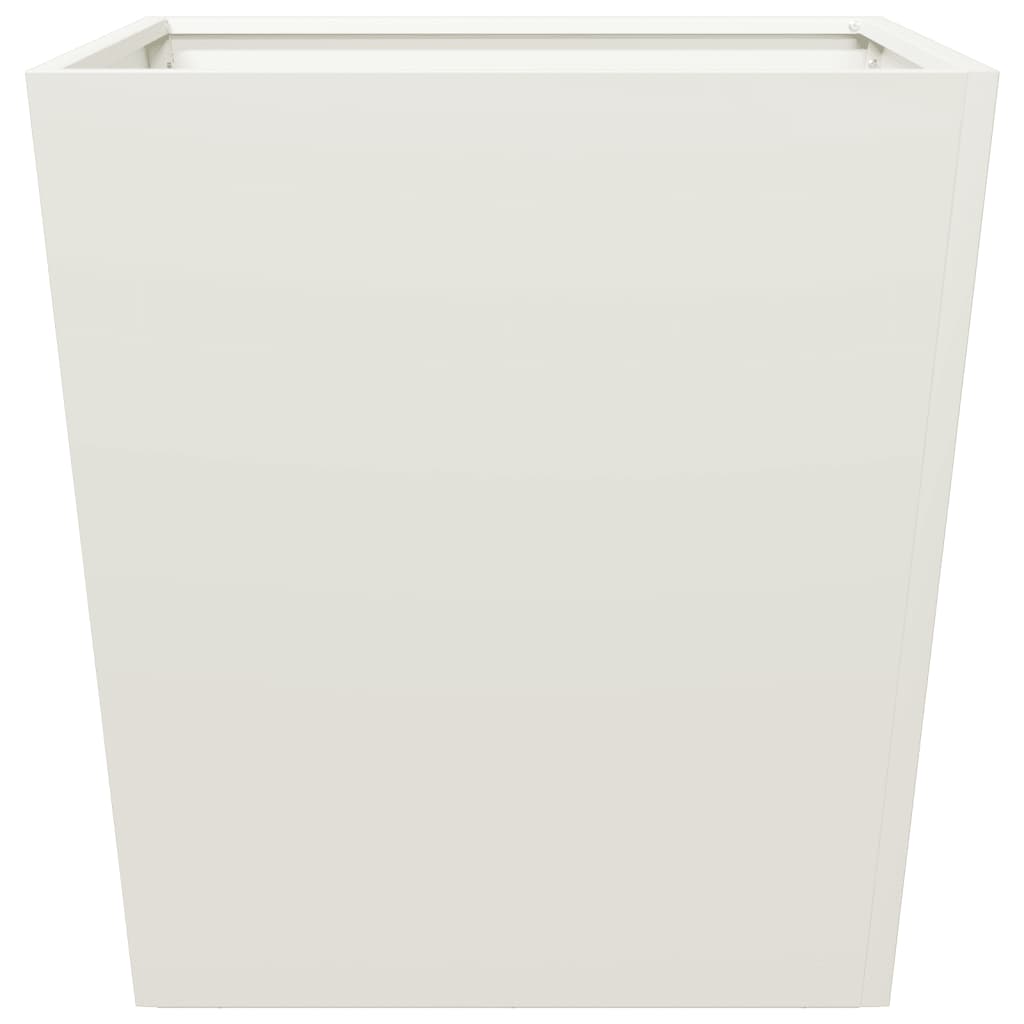 Sodo loveliai, 2vnt., baltos spalvos, 50x50x50cm, plienas Sodo loveliai, 2vnt., baltos spalvos, 50x50x50cm, plienas - Image 6