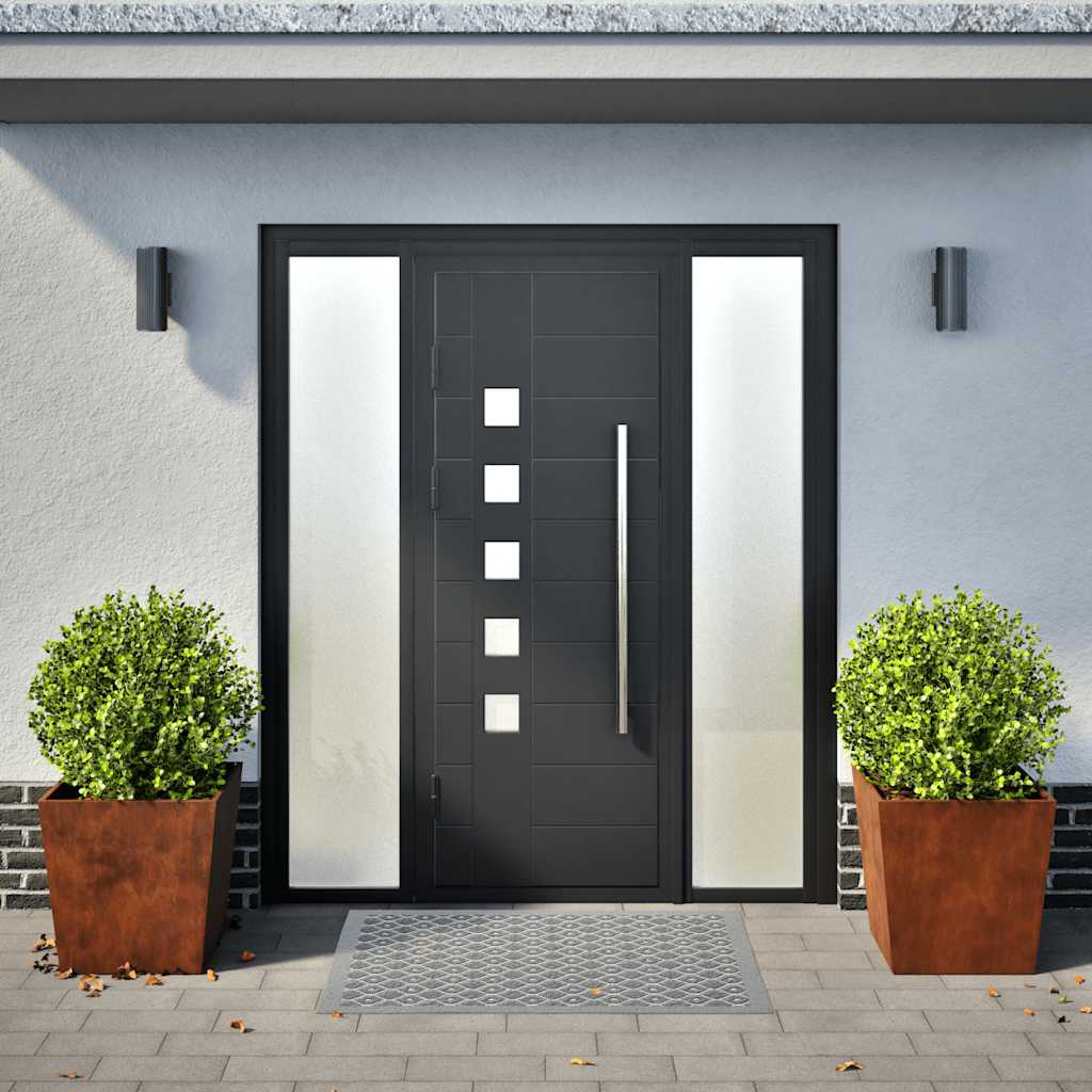 sodo vazonai 2 vnt 50x50x50 cm oro sąlygoms atsparus plienas sodo vazonai 2 vnt 50x50x50 cm oro sąlygoms atsparus plienas - Image 3