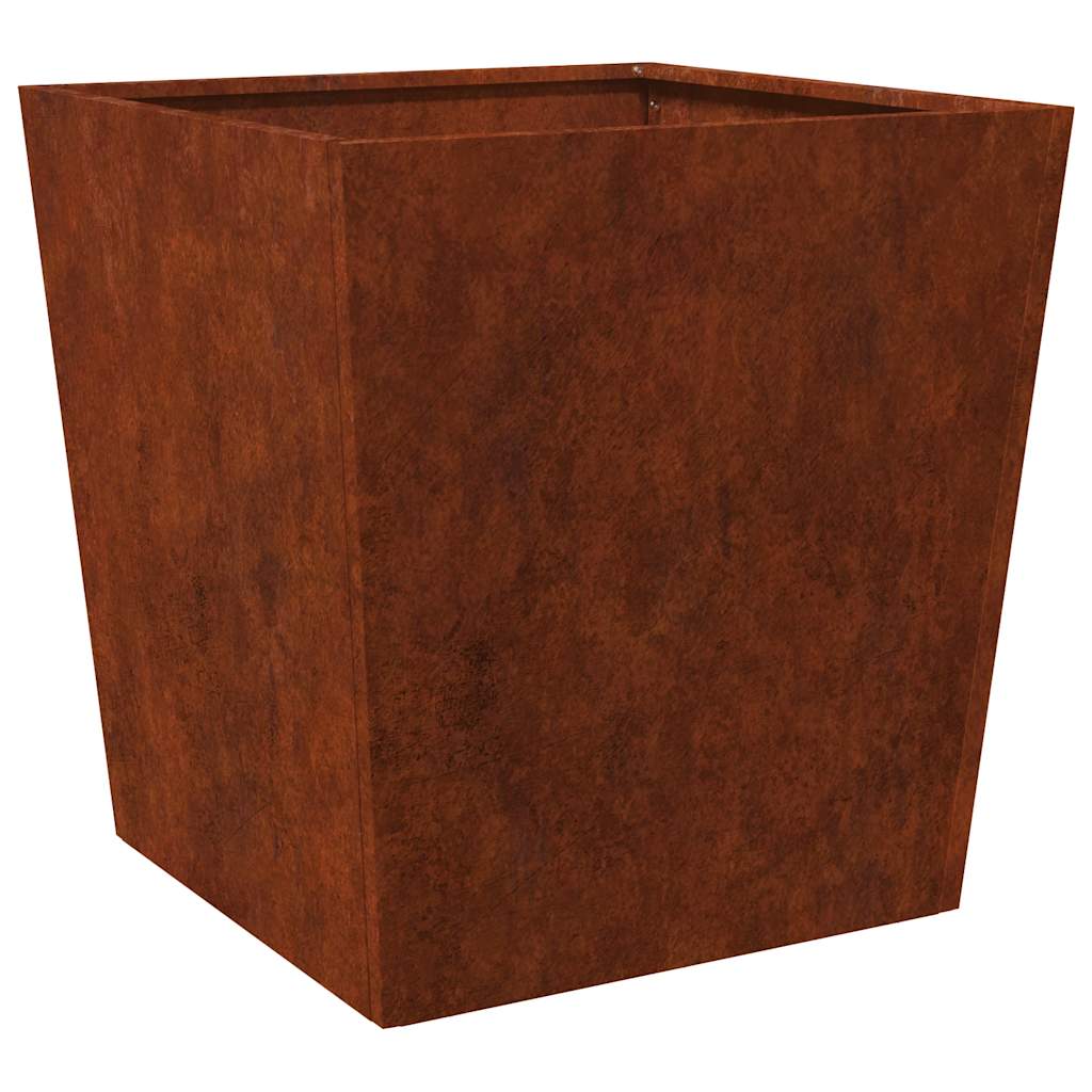 sodo vazonai 2 vnt 50x50x50 cm oro sąlygoms atsparus plienas sodo vazonai 2 vnt 50x50x50 cm oro sąlygoms atsparus plienas - Image 6