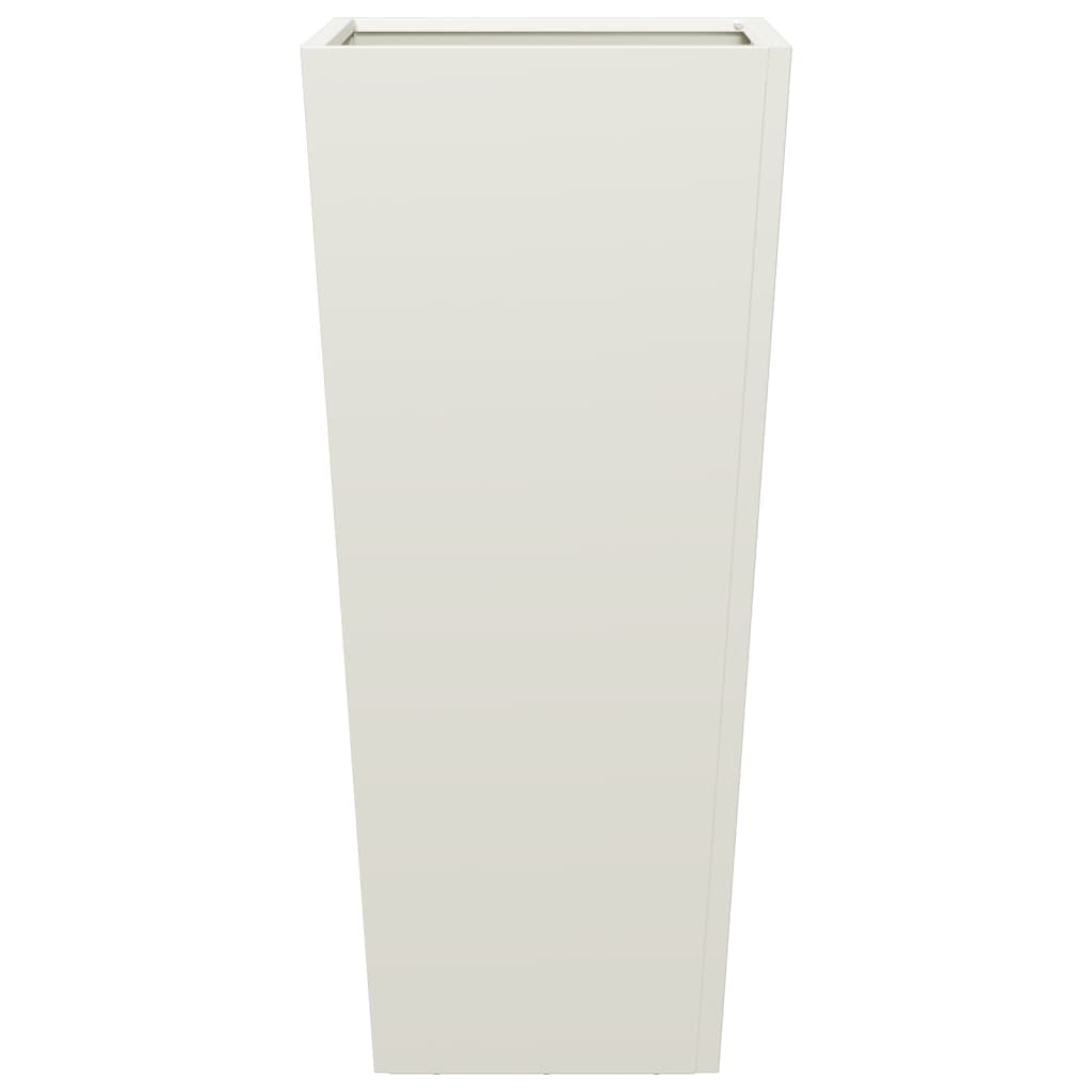 Sodo lovelis, baltos spalvos, 35x35x75cm, plienas Sodo lovelis, baltos spalvos, 35x35x75cm, plienas - Image 4