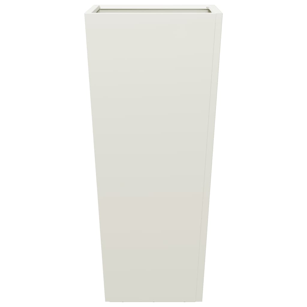 Sodo loveliai, 2vnt., baltos spalvos, 35x35x75cm, plienas Sodo loveliai, 2vnt., baltos spalvos, 35x35x75cm, plienas - Image 5