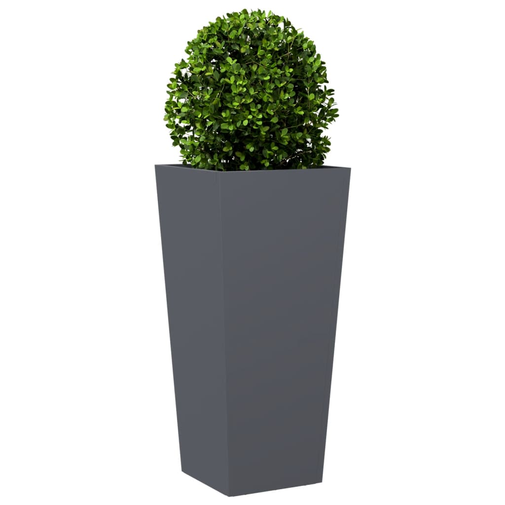 Sodo lovelis, antracito spalvos, 35x35x75cm, plienas Sodo lovelis, antracito spalvos, 35x35x75cm, plienas - Image 3