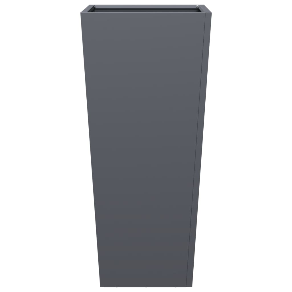 Sodo lovelis, antracito spalvos, 35x35x75cm, plienas Sodo lovelis, antracito spalvos, 35x35x75cm, plienas - Image 4