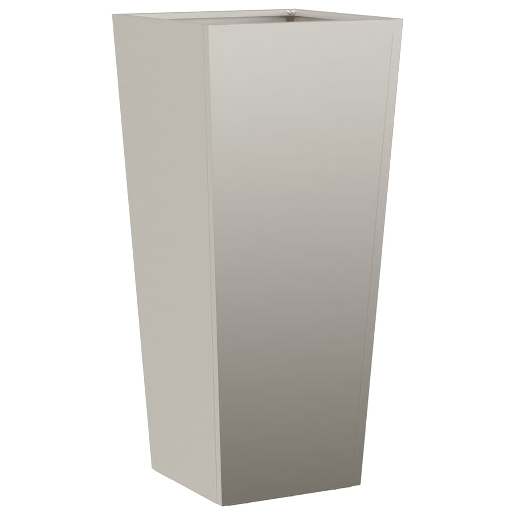 sodo vazonai 2 vnt 35x35x75 cm oro sąlygoms atsparus plienas sodo vazonai 2 vnt 35x35x75 cm oro sąlygoms atsparus plienas - Image 6
