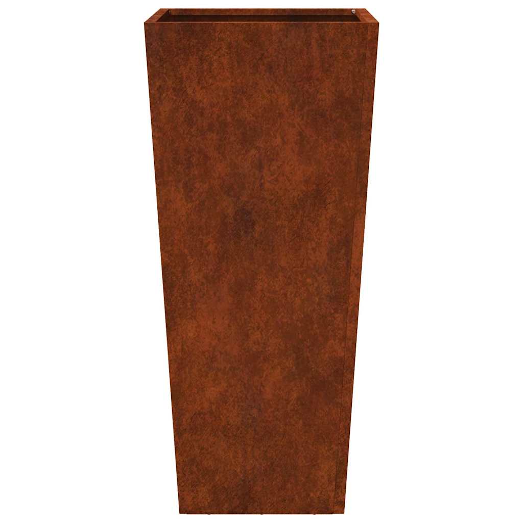 sodo vazonai 2 vnt 35x35x75 cm oro sąlygoms atsparus plienas sodo vazonai 2 vnt 35x35x75 cm oro sąlygoms atsparus plienas - Image 8