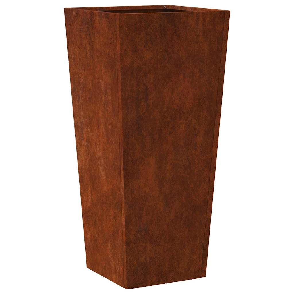 sodo vazonai 2 vnt 35x35x75 cm oro sąlygoms atsparus plienas sodo vazonai 2 vnt 35x35x75 cm oro sąlygoms atsparus plienas - Image 9
