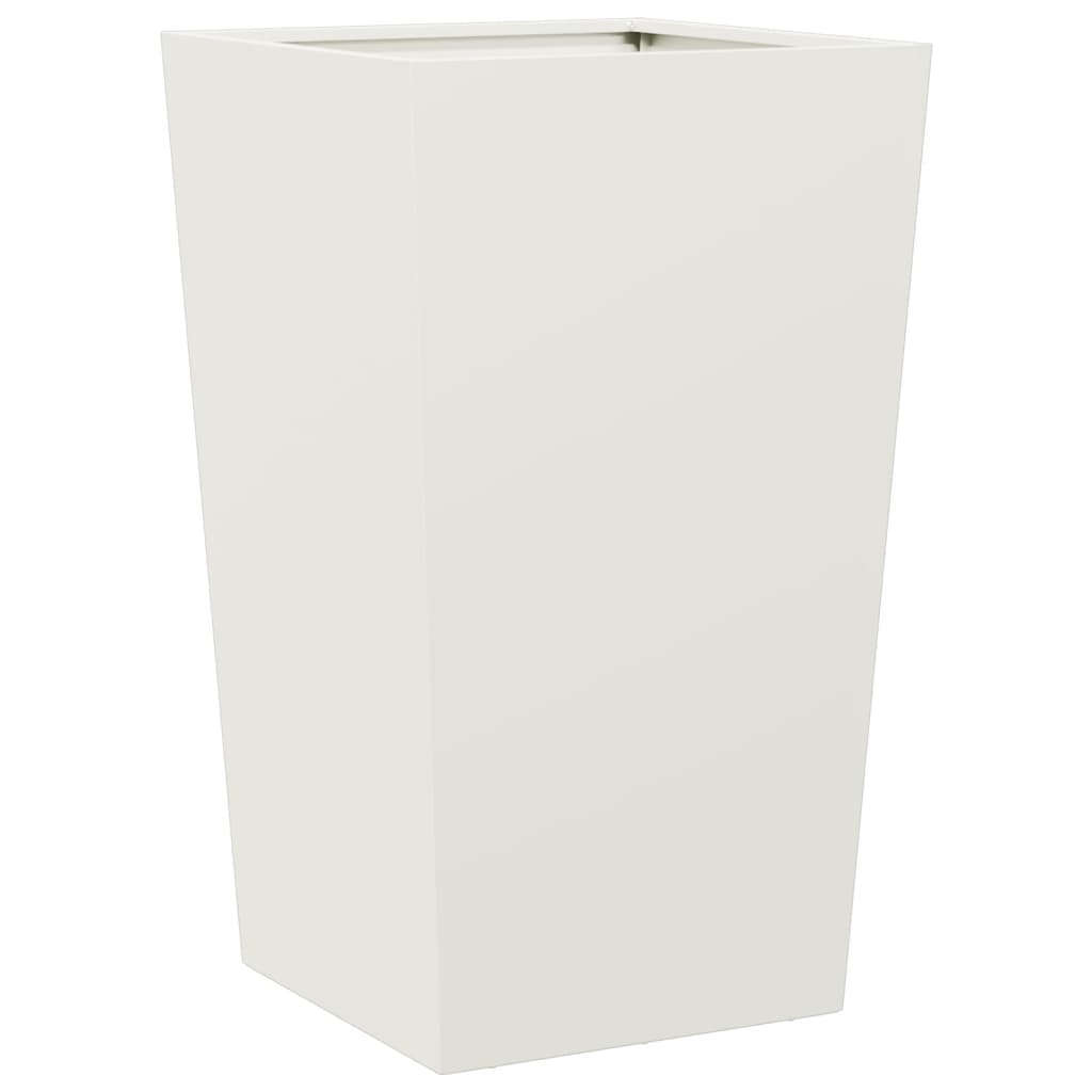 Sodo lovelis, baltos spalvos, 45x45x75cm, plienas Sodo lovelis, baltos spalvos, 45x45x75cm, plienas - Image 6