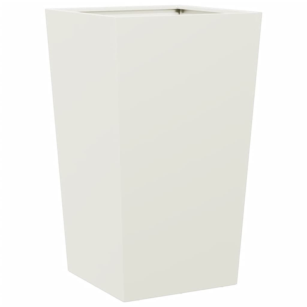 Sodo loveliai, 2vnt., baltos spalvos, 45x45x75cm, plienas Sodo loveliai, 2vnt., baltos spalvos, 45x45x75cm, plienas - Image 5