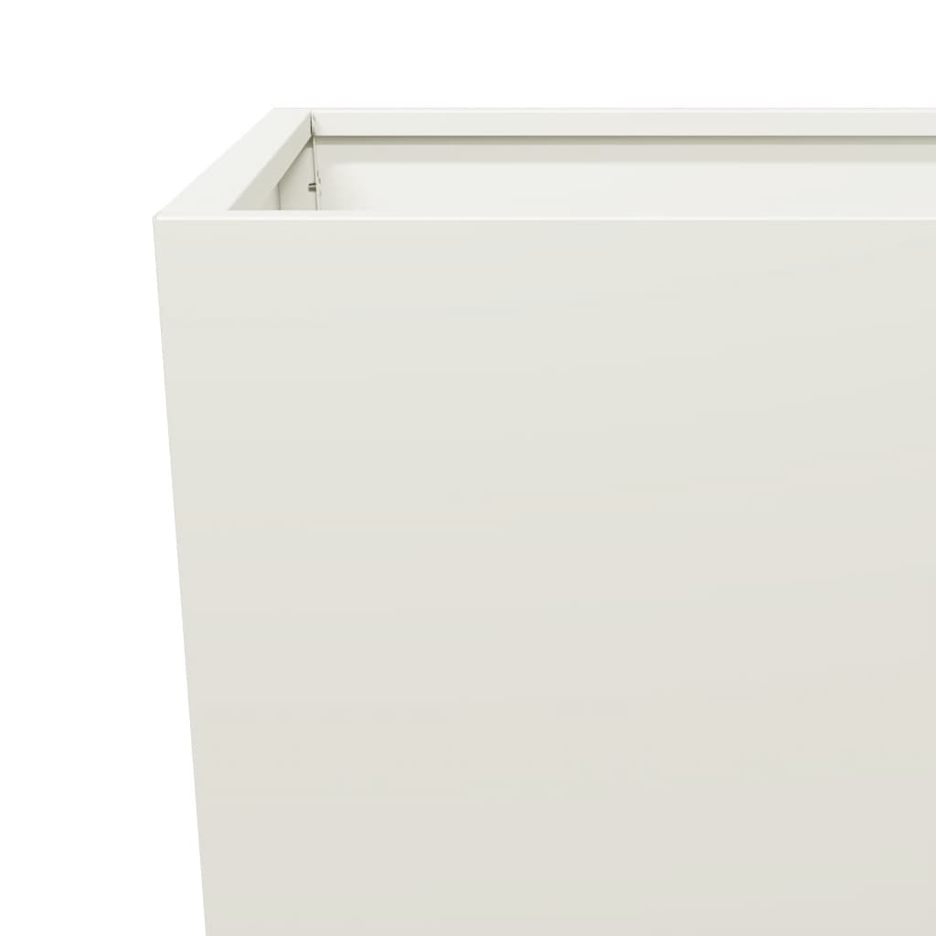 Sodo loveliai, 2vnt., baltos spalvos, 45x45x75cm, plienas Sodo loveliai, 2vnt., baltos spalvos, 45x45x75cm, plienas - Image 9