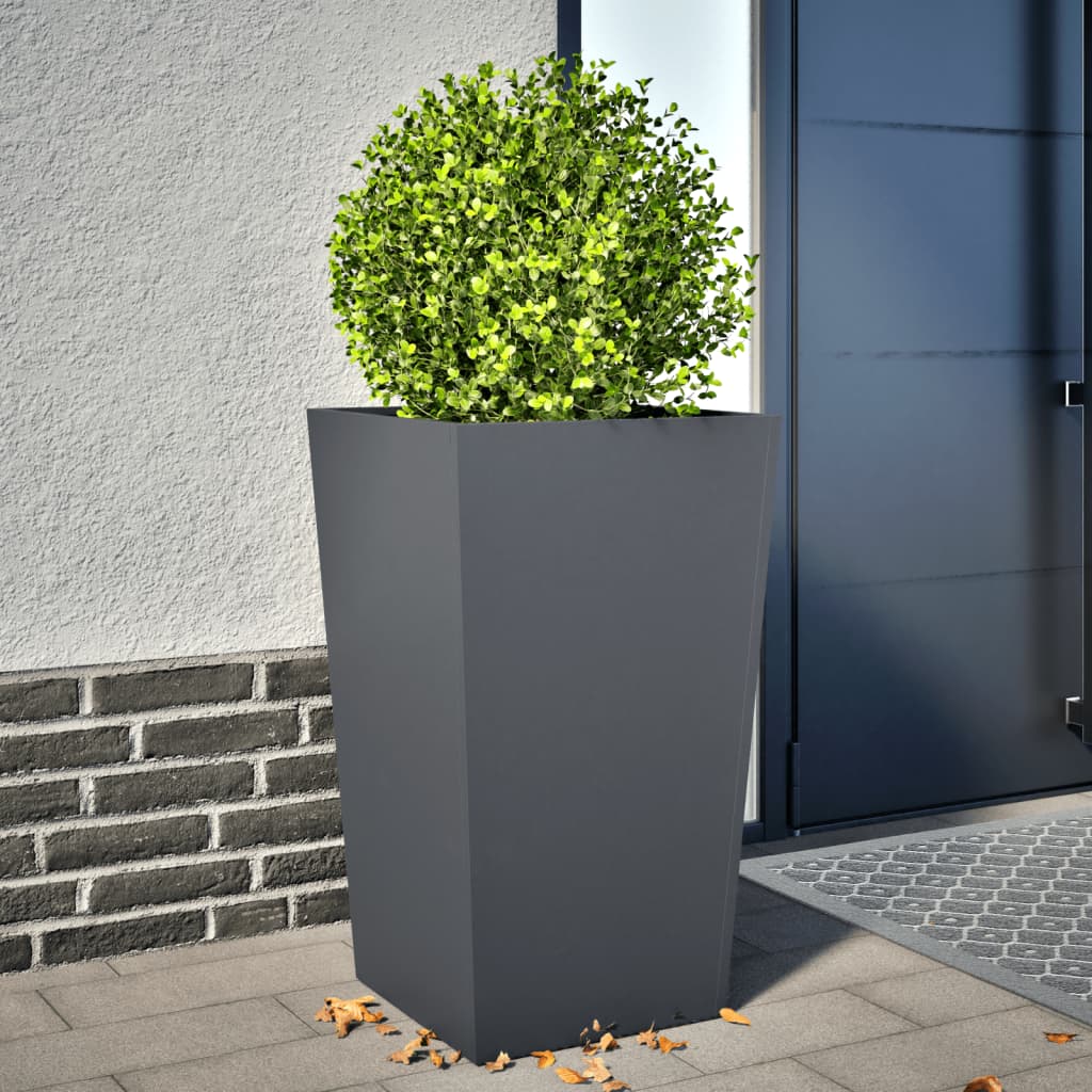 Sodo lovelis, antracito spalvos, 45x45x75cm, plienas Sodo lovelis, antracito spalvos, 45x45x75cm, plienas - Image 2