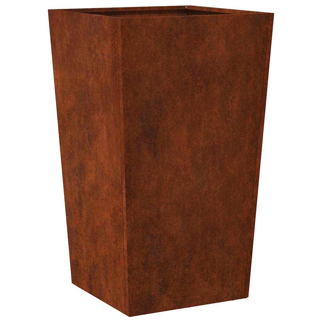 Sodo vazonai 2 vnt 45x45x75 cm oro sąlygoms atsparus plienas Sodo vazonai 2 vnt 45x45x75 cm oro sąlygoms atsparus plienas - Image 9