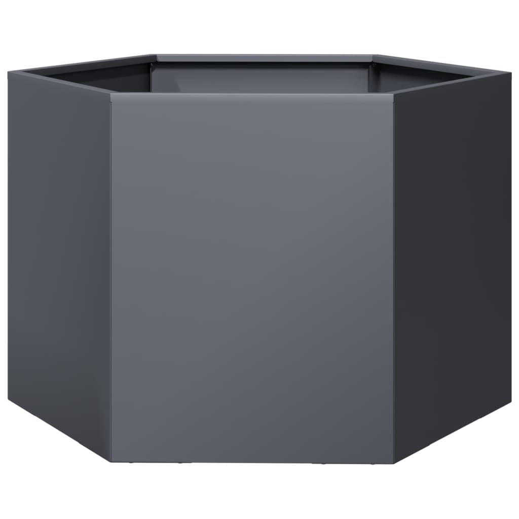 Sodo lovelis, antracito, 69x60x45cm, plienas, šešiakampis Sodo lovelis, antracito, 69x60x45cm, plienas, šešiakampis - Image 6