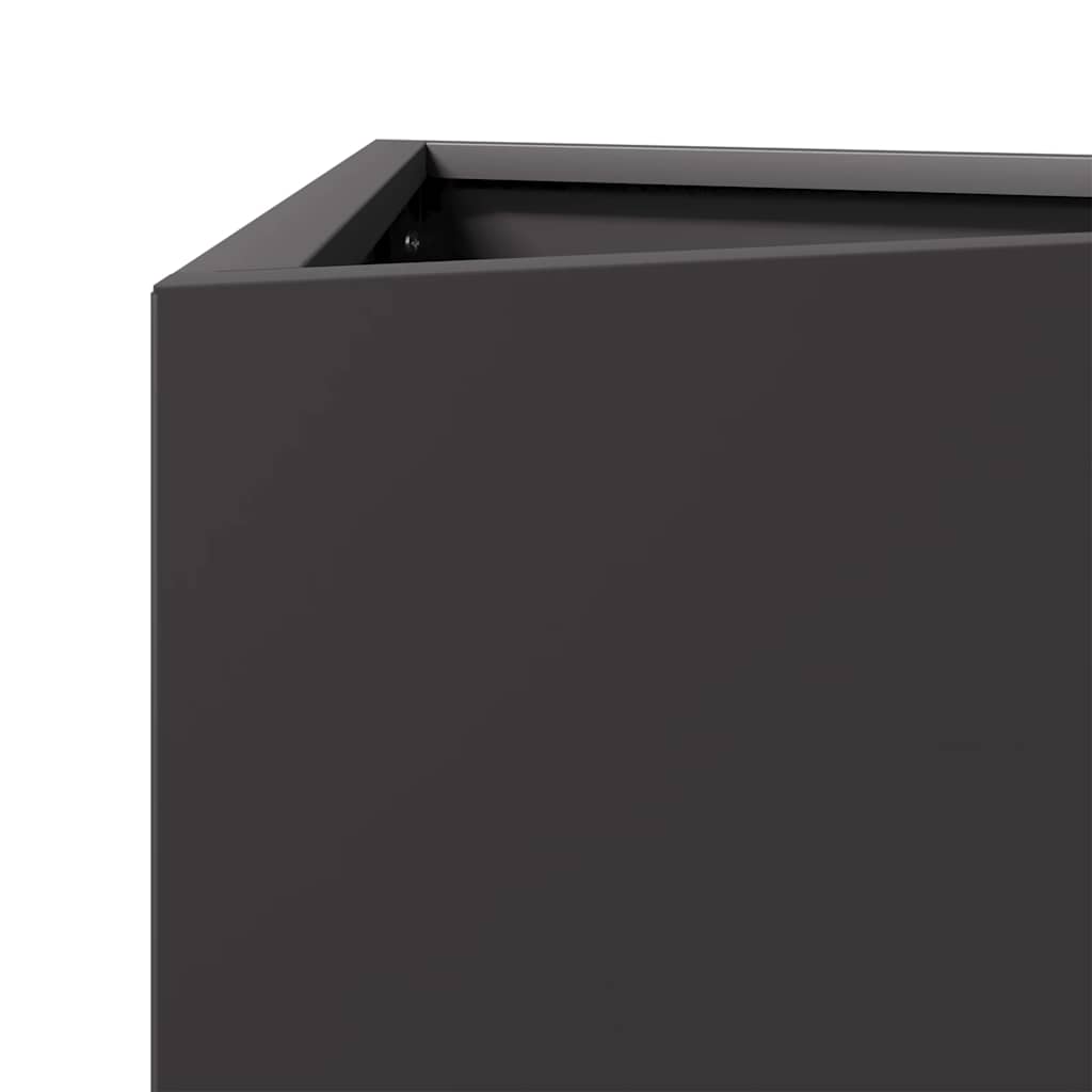 Sodo lovelis, juodos spalvos, 30x26x75cm, plienas, trikampis Sodo lovelis, juodos spalvos, 30x26x75cm, plienas, trikampis - Image 7