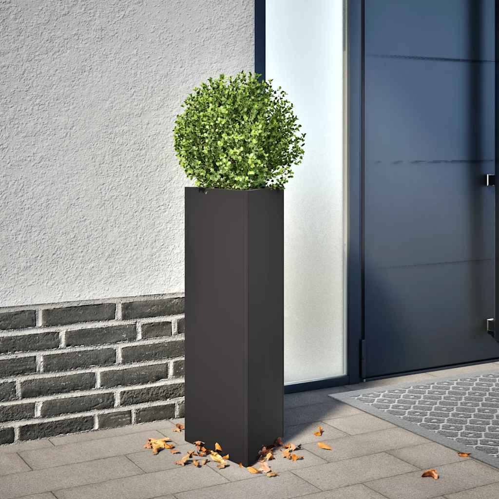 Sodo lovelis, juodos spalvos, 30x26x75cm, plienas, trikampis Sodo lovelis, juodos spalvos, 30x26x75cm, plienas, trikampis - Image 2