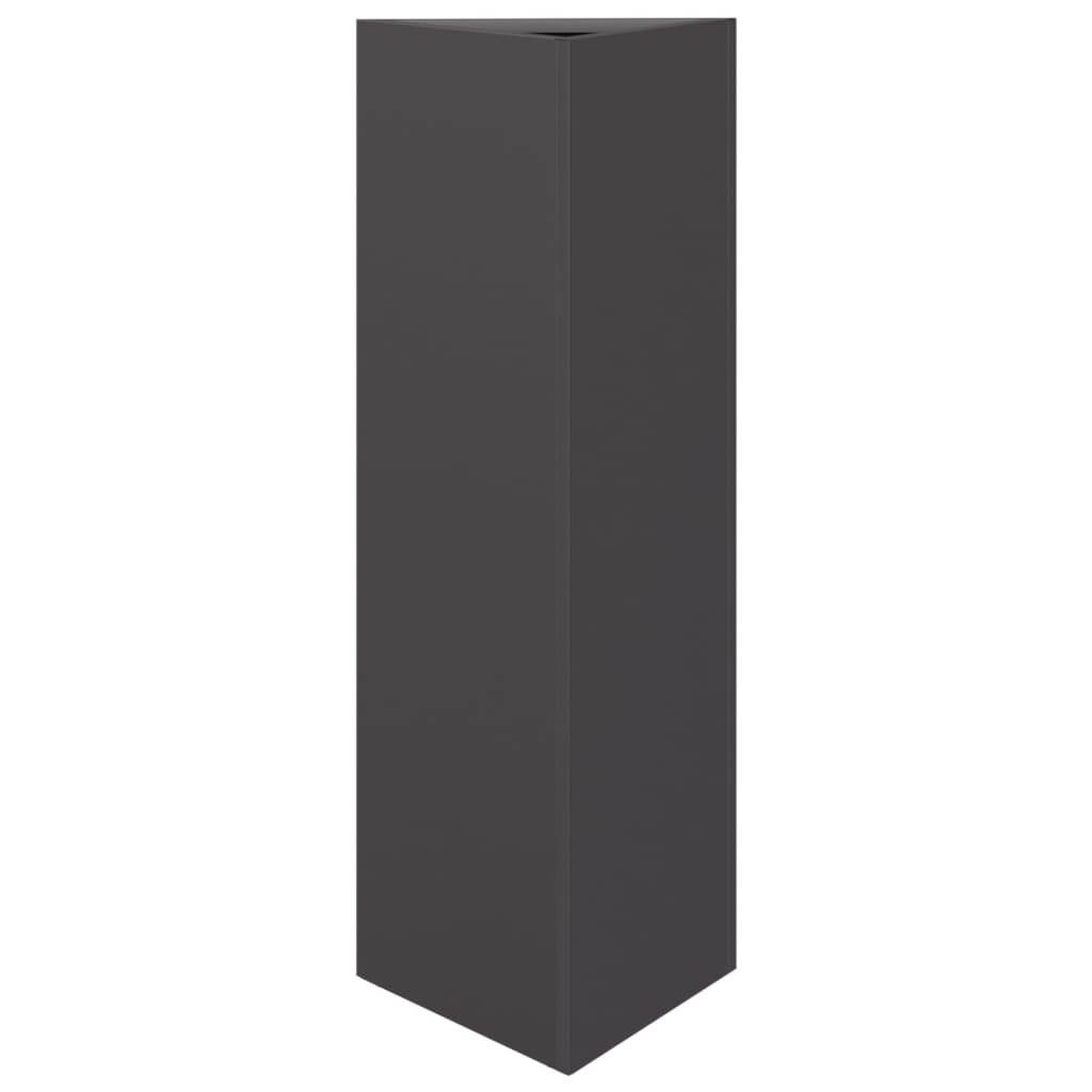 Sodo loveliai, 2vnt., juodi, 30x26x75cm, plienas, trikampiai Sodo loveliai, 2vnt., juodi, 30x26x75cm, plienas, trikampiai - Image 5